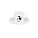 Tropical – Kahve Fincanı Harfli Çiçekli