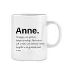 ''ANNE'' Baskılı Kupa