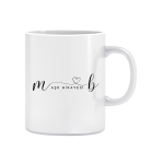 Baş Harfli Özel Sevgililer Günü Baskılı Kupa