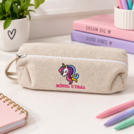 İsme Özel Nakışlı Kalemlik –  Unicorn Motifli